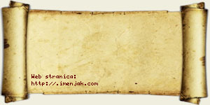 Andjelina Jagodić vizit kartica